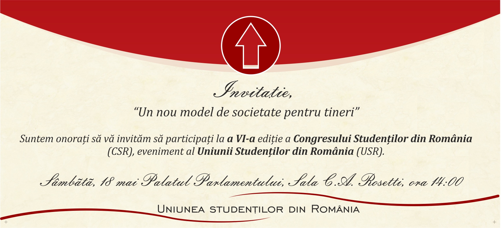 Congresul Studenților Din Romania Ediția A Vi A 17 19 Mai 2013